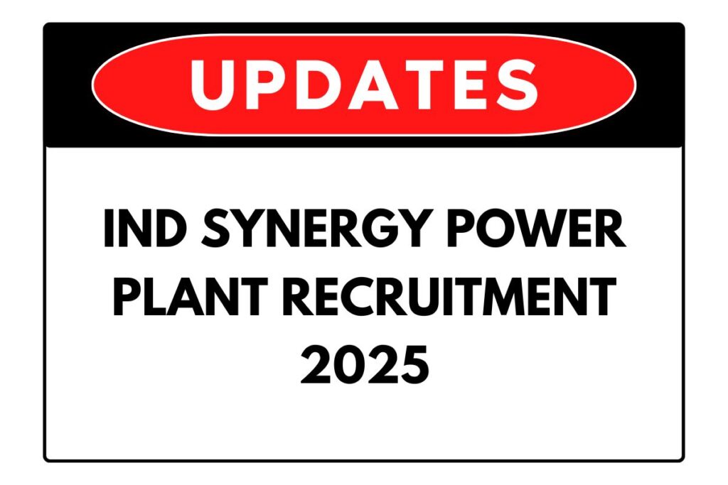 Ind Synergy Power Plant Recruitment 2025